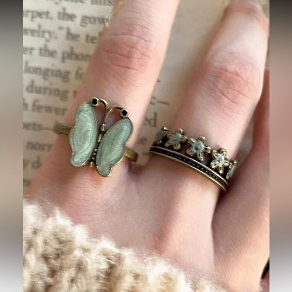 Boho ring set #1703